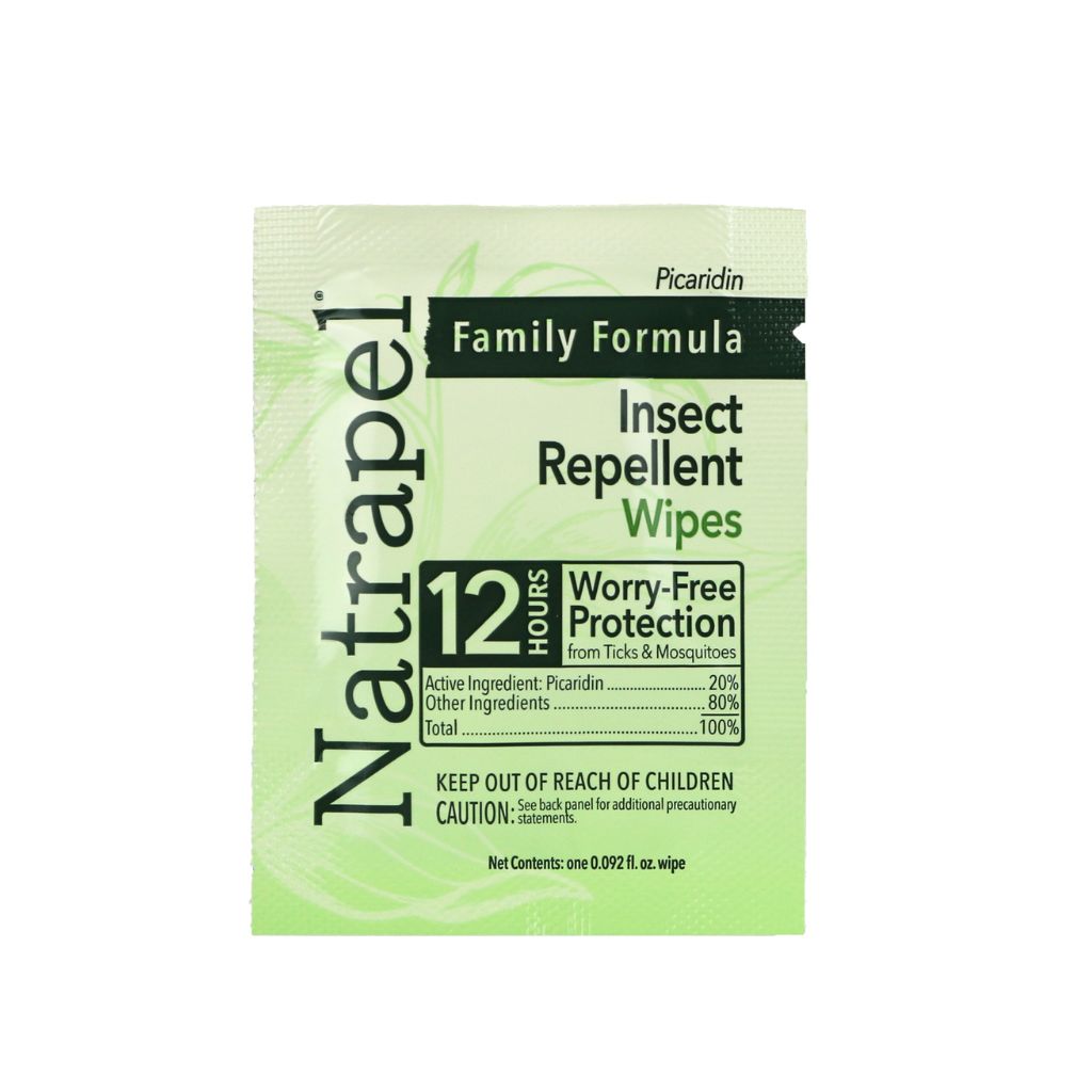 Natrapel Picaridin Tick & Insect Repellent Wipes (12-Pack)