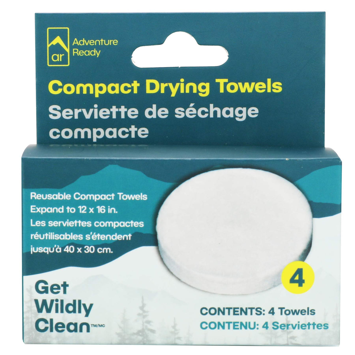 Compact Drying Towels Refill Pack